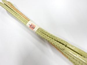 未使用品　正絹　手組帯締め